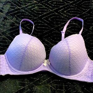 Purple lace AdoreMe push-up bra